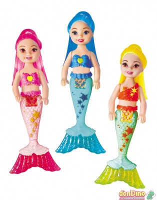 Set 3 sirenas mermaid sisters