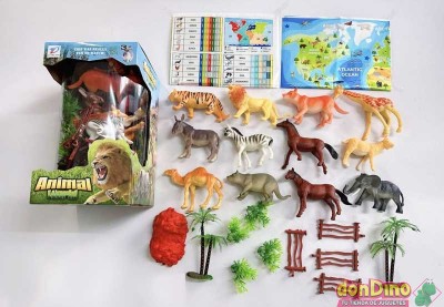 Bote animales selva