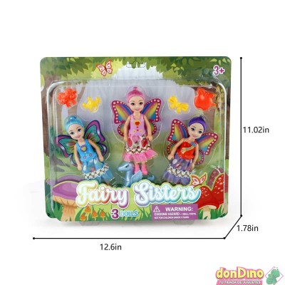 Set 3 hadas fairy sister