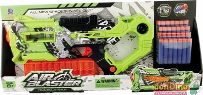 Pistola air blaster 28 dardos foam