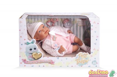 Bebe petit tresor ropa rosa 45 cm.