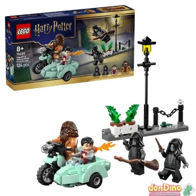 Hagrid y harry: huida de privet drive lego harry potter 124 pzas