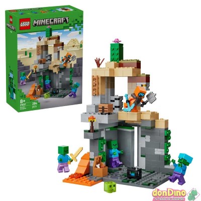 Mazmorra de zombis lego minecraft