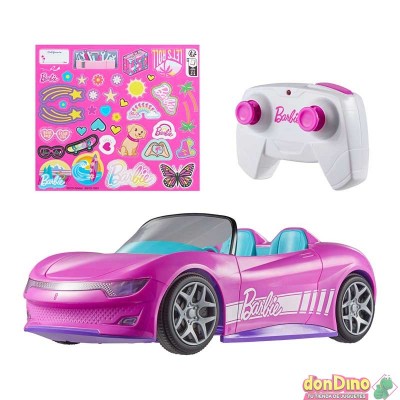 Coche descapotable barbie r/c hot wheels