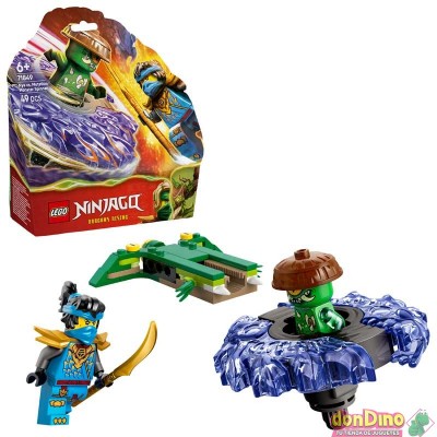 Nya vs spinner monstruo mutante lego ninjago