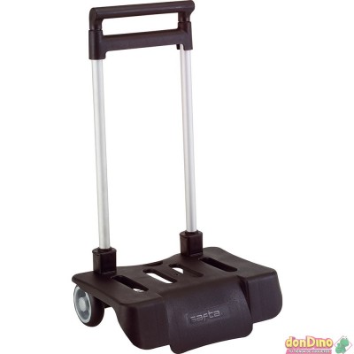 Carro portamochilas plegable negro