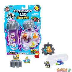 Mr beast lab swarms pack 6 figuras surtidos aleatorios