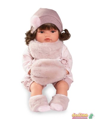Muñeca beni lloro invierno 42 cm. cuerpo de tela