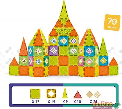 Bloques magneticos 79 pzas. magnetic