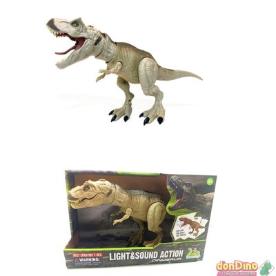 Dinosaurio t-rex 48 cm. luz, sonido y humo