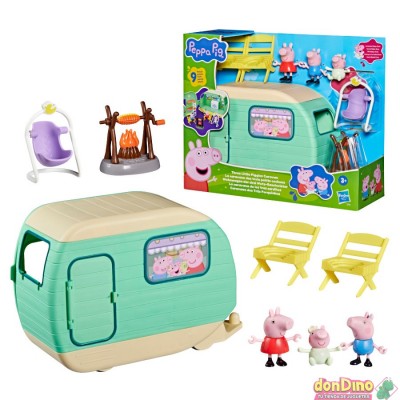 La caravana de los tres cerditos Peppa Pig - 9 pzas