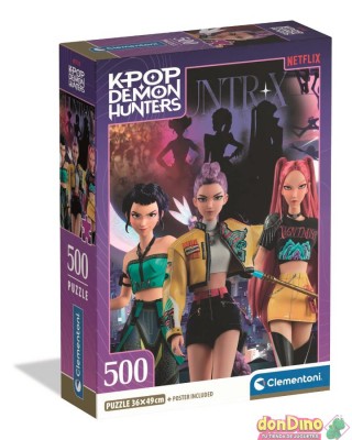Puzzle 500 pzas. guerreras k-pop con poste