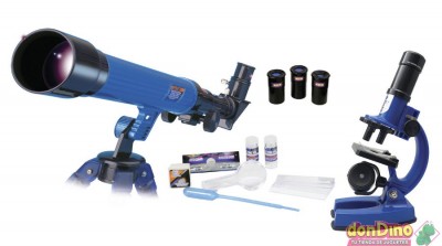Set microscopio y telescopio 35 pz.
