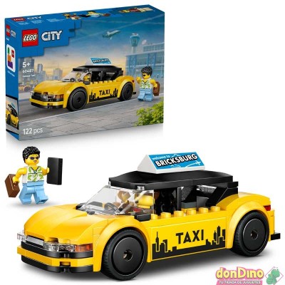 Taxi amarillo lego city 122 pzas.