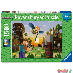 Puzzle xxl 150 pzas. minecraft construcción y aventura