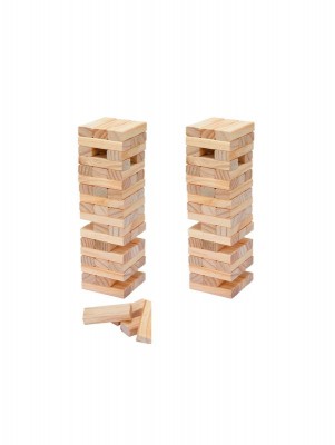 JUEGO TORRE MADERA 57 PZAS                        