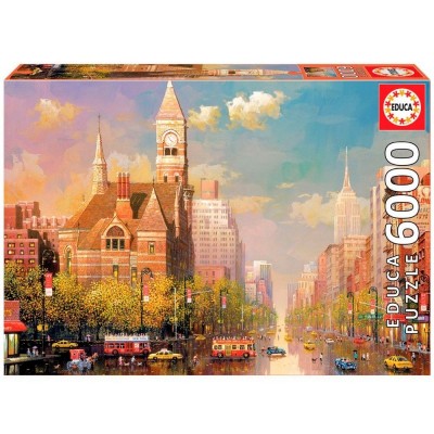 PUZZLES EDUCA NEW YORK ATARDECER 6000 PIEZAS