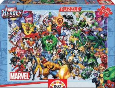 PUZZLE EDUCA 1000 MARVEL HEROES